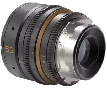 DULENS APO Mini 31mm 43mm 58mm 85mm T2.4 Festbrennweiten-Kinoobjektiv, Vollformat, manuell, große Blendenöffnung, kompatibel mit Canon- und EF/PL-Kameras(58mm T2.4,Canon EF)