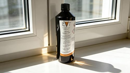 EVT Solvent Cleaner 1L – Industrial Grade Fast-Acting PVCu Cleaner | High-Performance Solvent-Based Formula | Removes Grime, Grease, Marks & Uncured Sealant | Ideal for PVCu Frames, Doors & Plastic Su