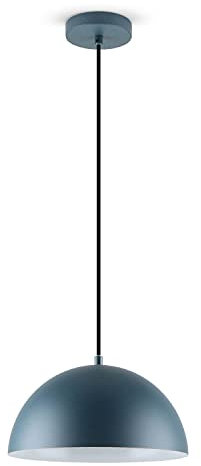 LED Universum Lámpara colgante Jada petróleo, 30 cm x 125 cm, casquillo E27, máx. 40 W, lámpara colgante, lámpara de techo, lámpara de salón, lámpara de habitación infantil, de metal