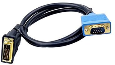 Cable de Vídeo DVI Macho a VGA Macho, Cable Pantalla Ordenador Monitor DVI VGA, Cables Ordenador 1,8 m
