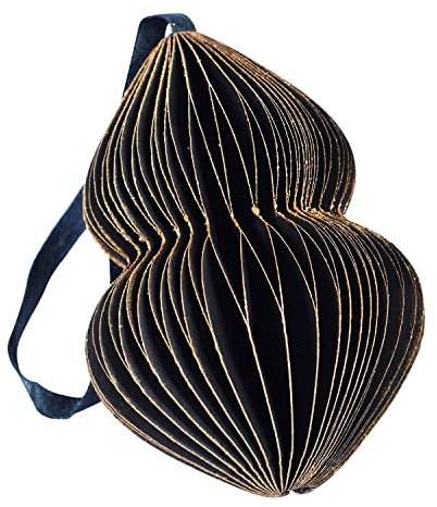 pajoma Weihnachtsanhänger 3D / Kugelform Papier/Premium Qualität/Papieranhänger - Weihnachtsdeko 10 cm in Grün