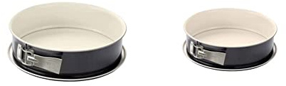 Dr. Oetker Springform Ø 28 cm Back-Trend & Springform Ø 26 cm Back-Trend, Kuchenform mit Flachboden, runde Backform aus Stahl mit keramisch verstärkter Antihaft-Beschichtung, Menge: 1 Stück
