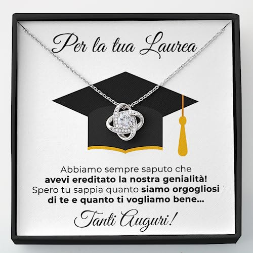SOFIA FERRER Regalo Laurea Donna, Collana Argento 925, Idea Regalo Per Laurea, Catenina Argento 925 Donna, Idee Regali Ragazza, Regali Graduazione Per Lei, Maestra, Dottoressa, Farmacista (Genialità)