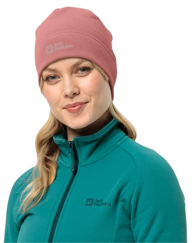 Jack Wolfskin Unisex Real Stuff Beanie-Mütze, Mineral Red, Einheitsgröße EU