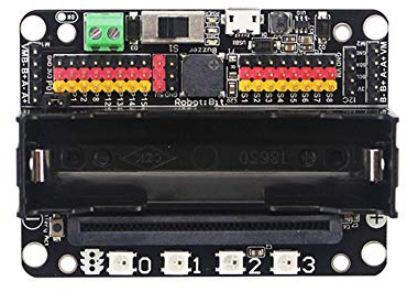 TsoLay Carte D'Extension Micro: Bit Robotbit V2.0 Prend en Charge la Programmation Hors Ligne Makecode Carte D'Extension pour Micro: Bit Robotbit
