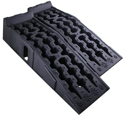 ONLISUM Rampa de carga pesada con capacidad de carga de 5 toneladas, rampa de carga para coches y vehículos (2 unidades)