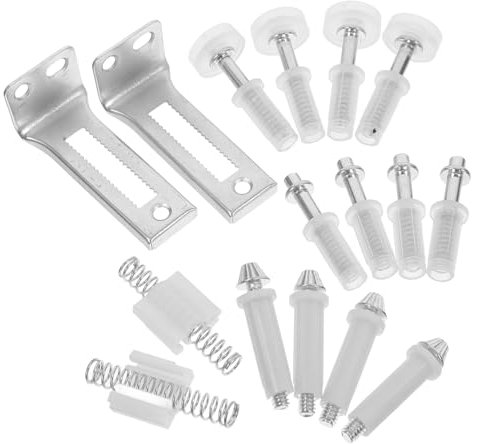 SOLUSTRE Kit De Pivot Haut Pour Porte Pliante Quincaillerie Acier Inoxydable Résistant De Rechange Pour Portes Pliantes De Placard Installation Facile Et Fonctionnement Silencieux Pour Usag