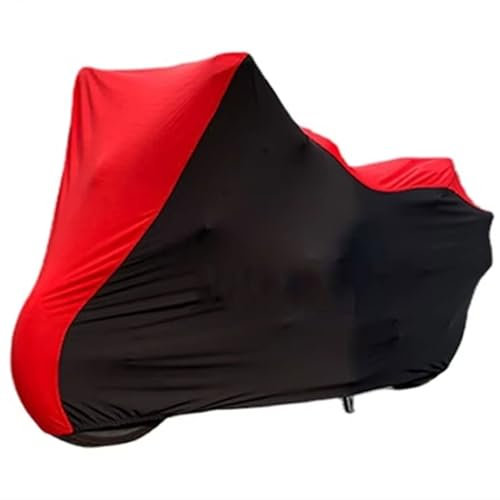 Fundas para Motos para Yamaha YZF-R6 RJ05 (2003), Cubierta elástica Completa Resistente a la Suciedad Cubierta de Bicicleta de Motor Interior,F Red Black