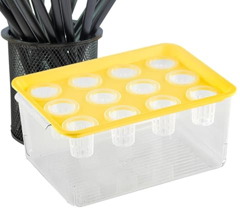 Planteur et aquarium aquaponique pour poissons - Planteur et aquarium pour poissons Betta Fish - Aquaponics Garden - Le réservoir à poissons favorise un environnement hydroponique sain pour la