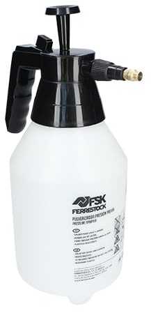 Pulverizador de presión previa 1,5 L, Ideal para jardinería, Limpieza y desinfección.