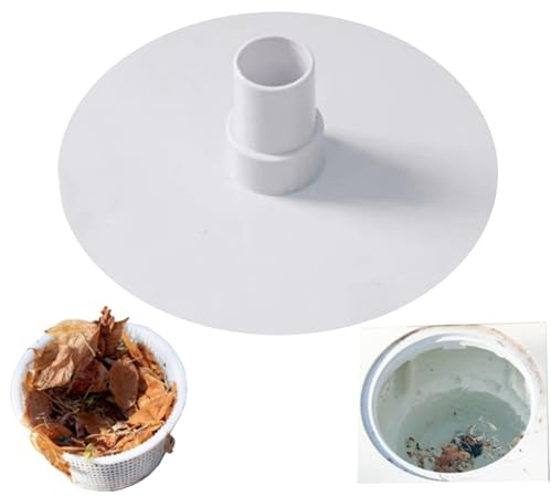 Generisch Pool Skimmer Vacuum Plate - In Ground Vacuum Replacement, Compatible Adapter Disc | Durable Skimmer Suction Accessory Equipment, Easy Install Round Plate Design for Swimming Pools
