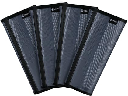 GYDOTY Set di 4 stivali da mosca per pony/asino, con protezioni in rete traspirante, per interni ed esterni, protezione UV per cavalli, leggeri, protezione contro le mosche per gambe di cavallo (S