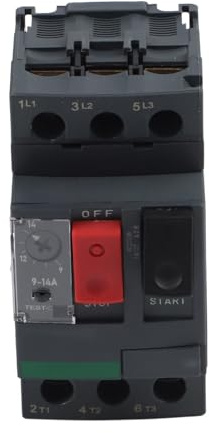 Interruttore automatico motore serie GV2 (MPCB) per sovraccarico termico-magnetico e protezione da cortocircuito, gamma regolabile –32A, compatibile con 0,37-15kW (GV2ME08C 2,5-)