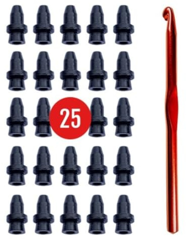 Sport Ball Inflation Valve Kit: 25 Valves, Valve Removal/Installation Tool and Inflation Needle by pumpuptheball, LLC.