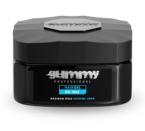 Gummy Gel pour cheveux GEL WAX - Découvrez une coiffure de rêve avec une tenue irrésistible et une brillance éclatante - Parabène et sans alcool - 220 ml (1 pièce)