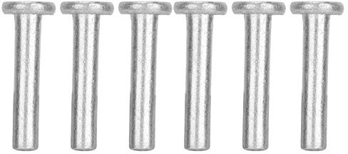 100 Unidades Remaches Aluminio M4x25mm Cabeza Plana Sujetadores para Fijación Industrial Rápida y Segura de Alta Resistencia