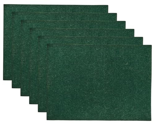 BUTLERS 6er Set Platztset 45 x 33cm Filz-Optik doppelseitig -FELTO- abwaschbares Tischset für den gedeckten Tisch | Platzdeckchen schmutzabweisende Tischmatte