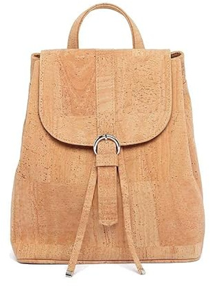 Nachhaltiger Rucksack aus Korkstoff | Backpack aus Kork in BEIGE | Kork-Rucksack | Tasche | Vegan und ohne Leder | Portugal | Für Alltag und Freizeit