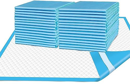 Einweg Inkontinenzunterlage für Betten 60x60 cm Saugfähig Bettunterlage Wasserdicht Krankenunterlagen für Senioren Patienten Kinder 15Stück