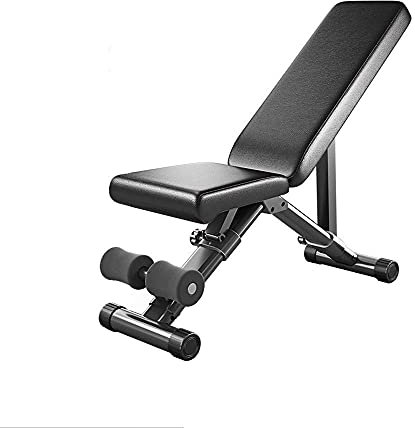 Xiaoxu Hantelbank, Trainingsgeräte, Gymnastikbank, Trainingsbank, Hantelbank, zusammenklappbarer Fitnessstuhl für zu Hause, Sit-up-Brett, Bankdrücken, Bank, Bauchmuskel-Sportstuhl, Bank