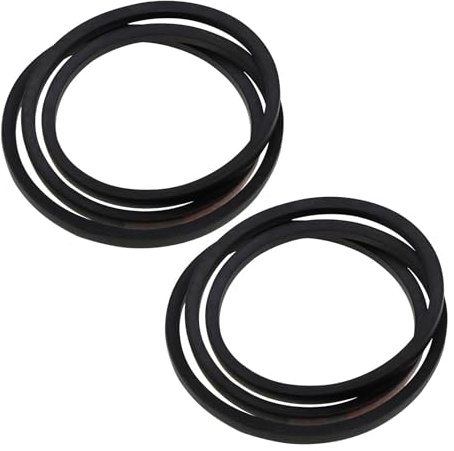 OTOTEC 2 Pièces Courroie Transporteuse de Type A A58-13 x 1473Li Courroie Trapézoïdale d'entraînement en Caoutchouc Courroie de Transmission de Tondeuse à Gazon 1473mm Compatible avec Hecht 5060