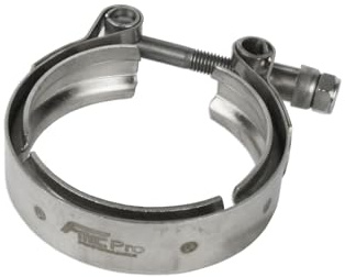 fmic.eu PERFORMANCE Abrazadera V-Band de escape inox, unión tubo escape turbo, brida V-Band tuning coche 70 mm (2,75 pulgadas)