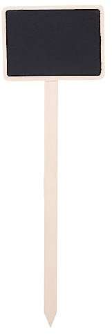 10 Stück Pflanzenschild-Tag, Pflanzen-Blumen-Preisschild, Mini-Nachrichtentafel, Holz-Gartenetikett für Weihnachten, Hochzeit, Kinderhandwerk, Geeignet für Pfl