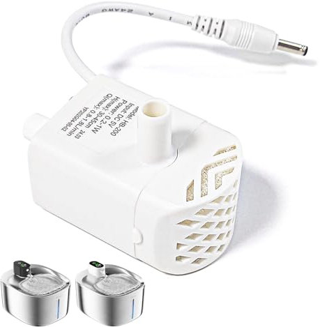 APD APETDOLA Cat Water Fountain Pump FS10Pro Submersible Metal Stainless Steel Cat Fountain Pump for Dispenser