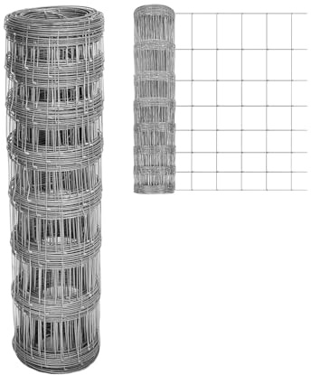 Garden Fäktning Utomhus Rullande Metallstaket, Stålnät, Staket för Trädgård, Farm, Jordbruksstaket för hundar, grisar, får, hästar, 80 cm x 50 m