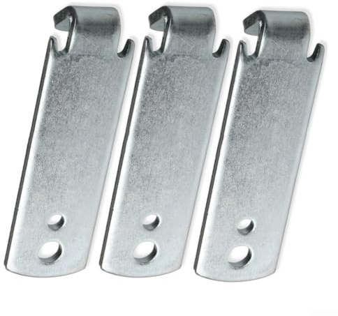 Enrollador de herramientas de valla de metal para valla de jardín, dispositivo compacto de bobinado de alambre, 3.3 x 0.95 pulgadas, construcción, compatible con vallas de metal y alambre (3 piezas)