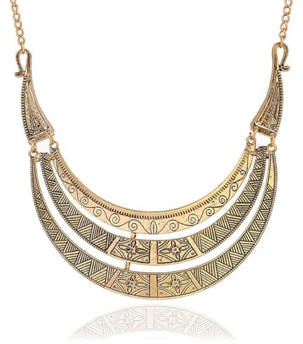 LKJAUOZ 1 Pezzi Gioielli da Donna,Gioielli di Moda da Donna,Collana Noble of the Nile, collana dorata, catene con nappe, ballo di fine anno, matrimoni di donne e ragazze