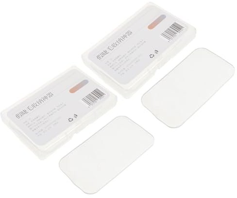Homoyoyo Caja para Pestañas Postizas 2 Piezas Transparente Cierre Seguro y Diseño Portátil, Estuche Compacto para Guardar Extensiones en Viajes y Uso Diario
