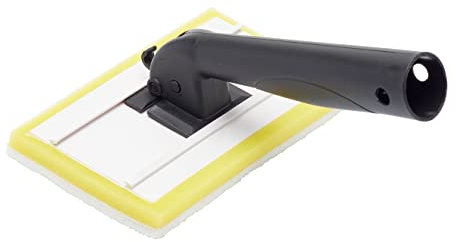 Fit For The Job Click System 6 inch x 4 inch Paint Pad And Handle Set - High Capacity Fabric for Rapid and Accurate Coverage With Emulsion Paints On Indoor Walls and Ceilings