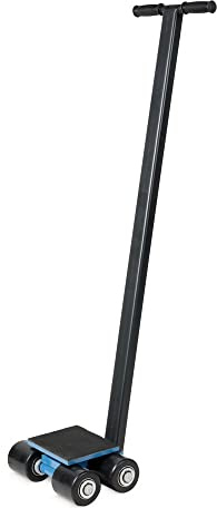 HEMMDAL Transportfahrwerk | 3.000 kg Tragkraft | HxBxT 105 x 185 x 255 mm | lenkbar | 4 Rollen mit Nylon-Bereifung | Transportwagen | Schwerlastroller | Transport-Rollwagen