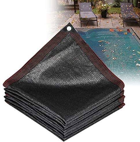 Rectangular Pool Cover, Poolabdeckung Rechteckig, Schutznetz für Gartenteich, Schwimmbadabdeckung Rechteckig Winter für Anti Heruntergefallenes Laub(Size:3x6m(9.8×19.7ft))