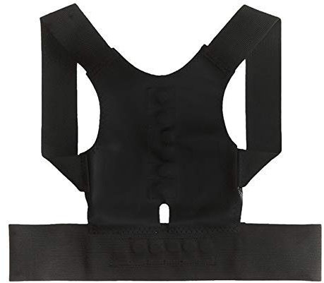 Haltungskorrektur Männlich Weiblich Haltungskorrekturgürtel Magnetische Haltungskorrekturorthese Schulter-Rückenstützgürtel-Kit Verbessern Sie die Schulter-Rückenbandage (Farbe: 01, Größe: M) (1 S)