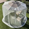 Moustiquaire pour Parasol 2.8 M | Grandes Tailles Et Tissu Conçu pour L'Extérieur | Blanc Maille De Protection Contre Les Insectes pour Patio, Porche Et Terrasse De Jardin