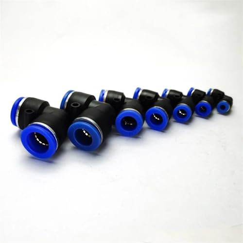 PV-Pneumatik-Fitting, Rohr-/Gas-Anschlüsse, Direktschub, 4 bis 12 mm, Kunststoffschlauch, Schnellkupplungen, 100 Stück(Use 10mm hose)