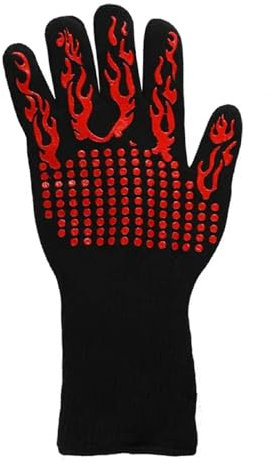 Guanti da barbecue in silicone resistente al calore guanti da cucina forno a microonde guanti da forno 500 800 gradi ignifughi e antiscivolo guanti da barbecue