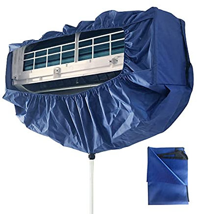 HYUFEIAO Couvercle de climatisation, Couvercle de Nettoyage de climatiseur, Couvercle de Nettoyage étanche pour climatiseur Mural, Sac de Protection Propre pour Le Lavage de la poussière po