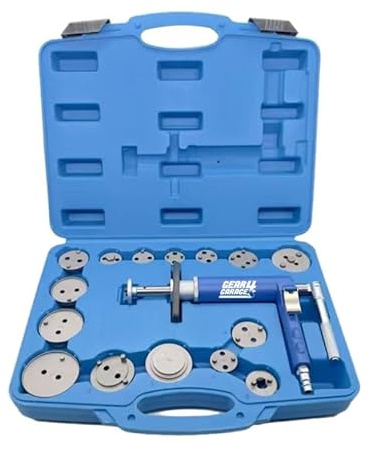 GEAR4GARAGE Air Powered Brake Piston Wind Back Tool – Pneumatic Caliper Rewind Unit Compatible With Left & Right Hand Systems