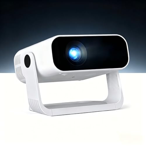 Projector Built-in Apps, Native 1080P 4K Supported WiFi 6 Bluetooth 5.2, Low Fan Noise (<30dB), Home Cinema Projector for iOS/Switch /PS5