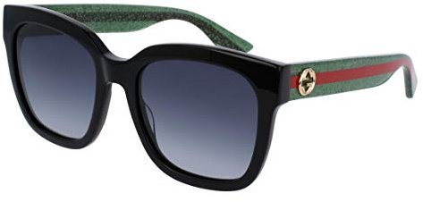 Gucci damsolglasögon G0034S-002-54 solglasögon, svart (svart), 54