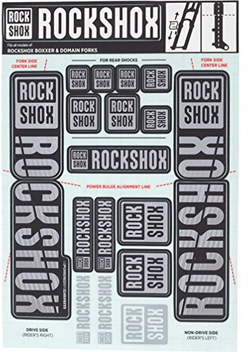 Rockshox 35 Mm Dual Decals Kit One Size