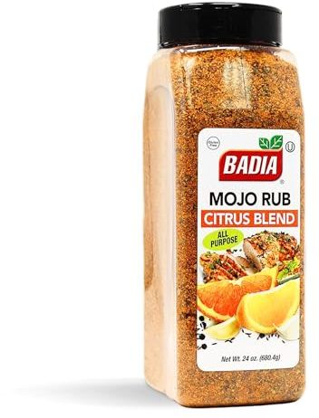 Badia Mojo Rub Citrus Blend, 24 oz – Zesty Citrus All-Purpose Grill Rub, Lemon Lime Spices