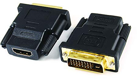 EXCALIBUR HDMI femmina a DVI (1+24) DVI-D maschio placcato oro connettore adattatore