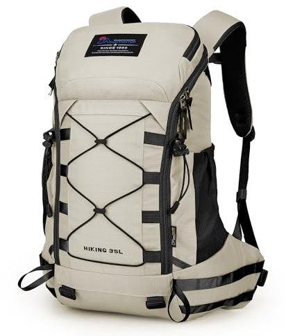Mountaintop 35L Wanderrucksack Herren Damen mit Regenhülle für Wandern