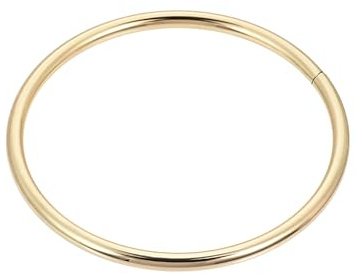 sourcing map 4Stk. Metall O Ring 75mm(1.89) ID 5mm Dicke Eisenringe für Hardware DIY Zubehör Gold