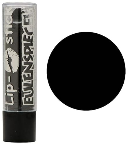 NEU Theater-make-Up Karnevalsschminke Lippenstift in hochwertiger Theaterqualität, Schwarz