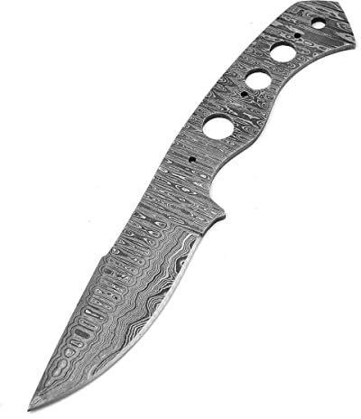 MAQSON Hochwertige Damaszener-Stahl Jagdmesserklinge Messerklinge Handgeschmiedet 6182